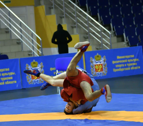 Orenburg Rússia Outubro 2019 Competições Meninos Autodefesa Sem Armas Campeonato — Fotografia de Stock