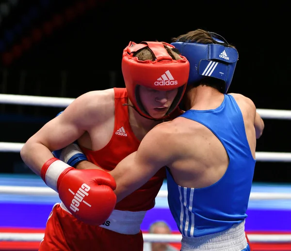 Orenburg Russia Maggio 2017 Anno Ragazzi Pugili Gareggiano Nel Campionato — Foto Stock