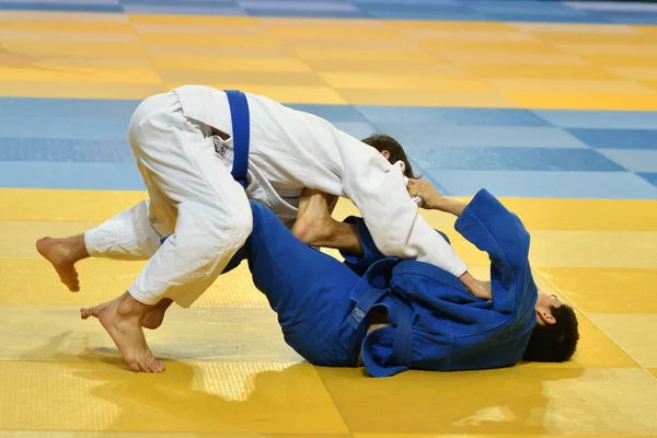Orenburg Rusia Octubre 2017 Los Niños Compiten Judo Torneo Judo —  Fotos de Stock