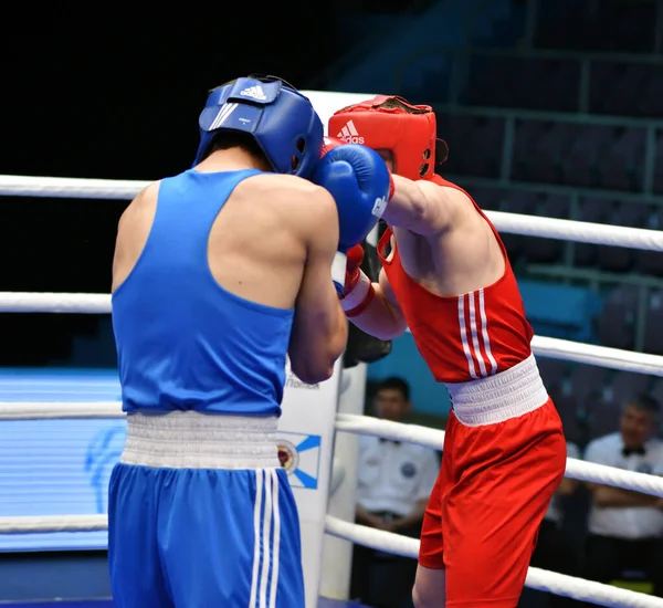 Orenburg Russia Maggio 2017 Anno Ragazzi Pugili Gareggiano Nel Campionato — Foto Stock