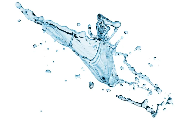 Water splash on a white Stock Image