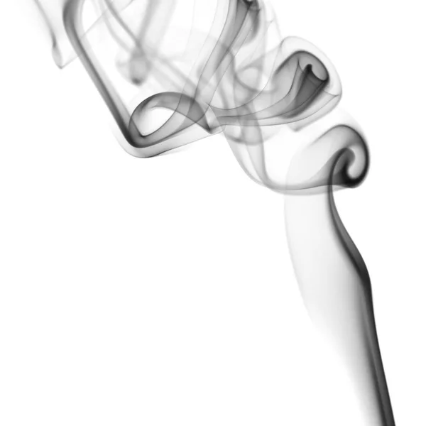 Czarny dym biały — Zdjęcie stockowe