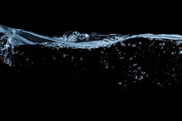 El agua en un negro —  Fotos de Stock