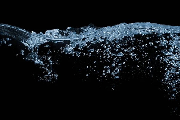 El agua en un negro — Foto de Stock