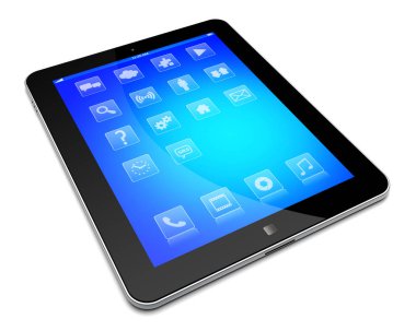 Beyaz tablet PC