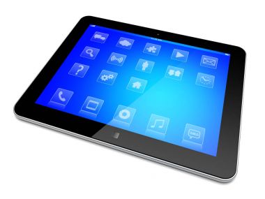 Beyaz tablet PC
