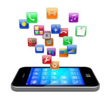 akıllı telefon apps simgeler