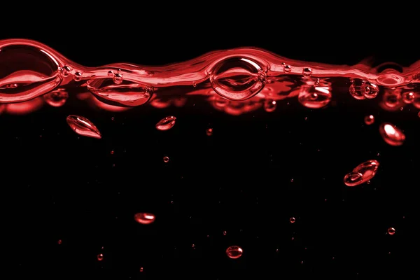 Red splash surface