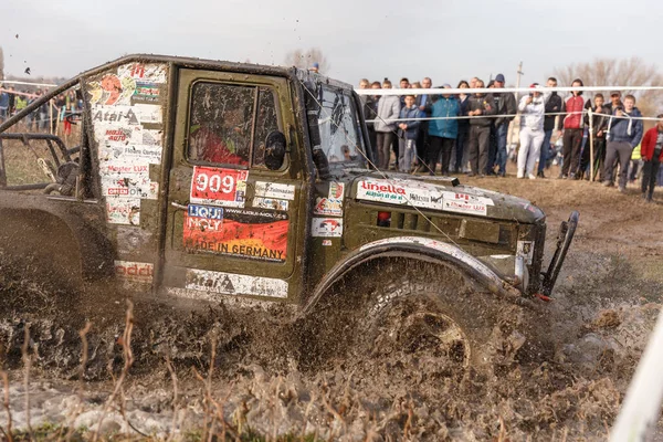 Cruglic Moldova November 2019 Retro Road Sports Car 4X4 Competition — Stock Photo, Image