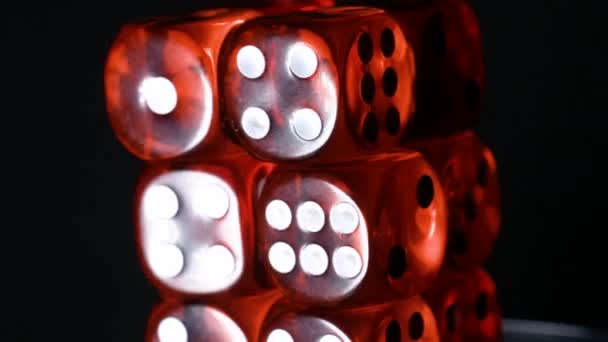 jeu de réflexions sur les dés rouges colorés tourner économiseur d'écran pour les casinos 