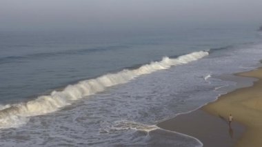 Yavaş hareket hava atış tropik sahil