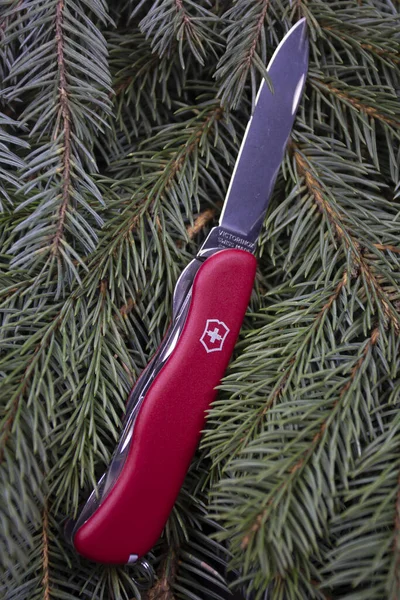 İbach, İsviçre 02.02.2020 - Victorinox İsviçre çakısı çoklu alet — Stok fotoğraf