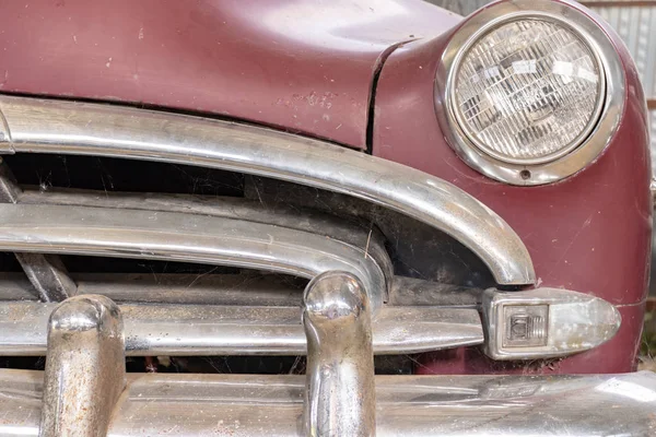 Moscou Rússia Agosto 2019 Carro Vintage Hudson Hornet Museu Carros — Fotografia de Stock