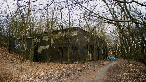 Verlassenes Häuschen Mitten Wald Bratislava — Stockfoto