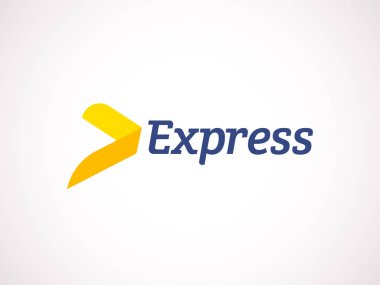 Hızlı oku ileri için kurye teslim ya da posta posta Servisi nakliye taşıma lojistik logo taşıma. Nakliye ve posta lojistik şirket tasarım vektör izole simgesi şablonu