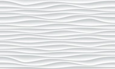 White wave pattern vector abstract 3D background  clipart