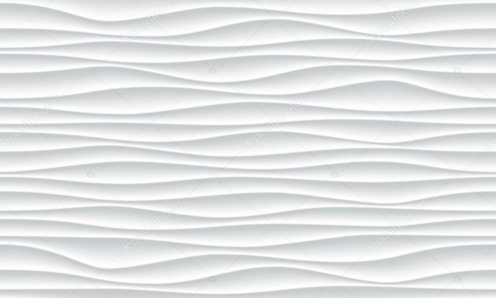 Download White wave pattern vector abstract 3D background — Stock Vector © avector #191730540