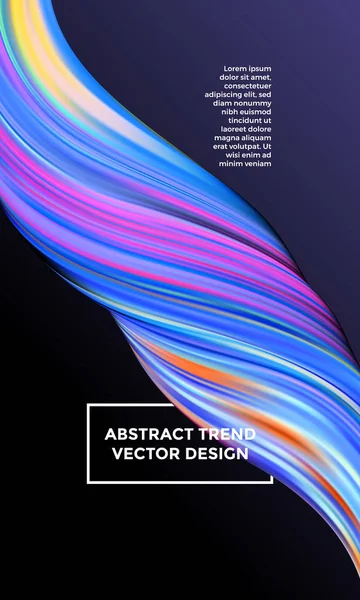 Gradiasi abstrak vektor latar belakang cat warna - Stok Vektor