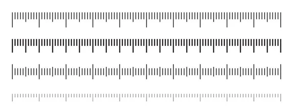 Escala de regla medir la escala de medición de vectores — Vector de stock