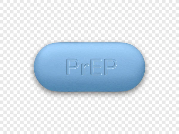Tablet vektör HIV mavi hap hazırlayın