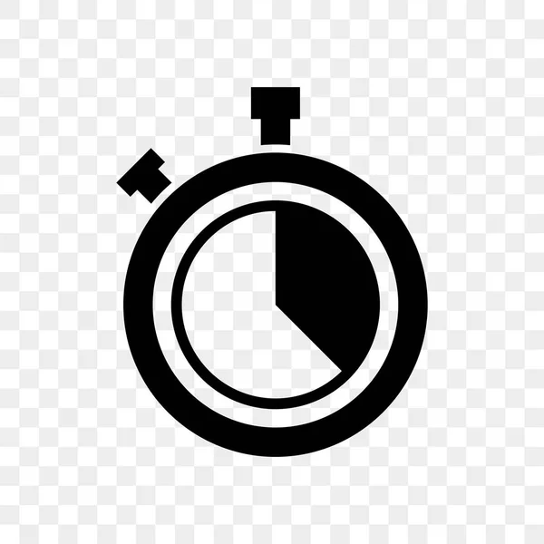 Orologio cronometro conto alla rovescia pulsanti icona vettoriale — Vettoriale Stock