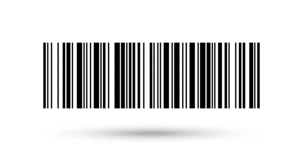 Icono de vector de código de barras o etiqueta de escaneo de código de barras para precio del producto — Archivo Imágenes Vectoriales