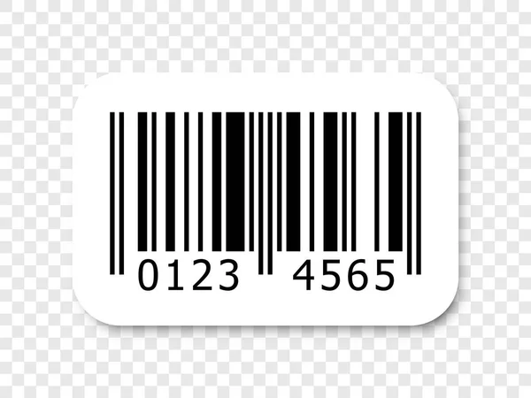 Barcode vector pictogram nummers vector barcode label — Stockvector