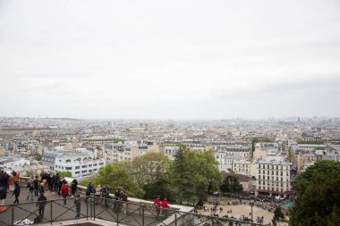 paris montmartre Tepesi'nden Panoraması