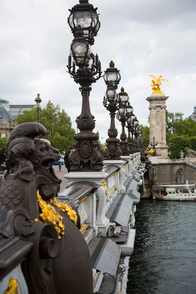 Alexander Third Bridge Paris — Stock Photo, Image