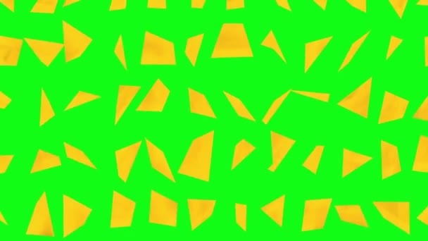黄金抽象 黄金的概念 视觉错觉 移动的波浪 催眠精神上的抽象 — 图库视频影像