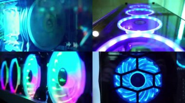 Neon bilgisayar soğutucuları. Ekranı böl. E-Spor. Bilgisayar oyunlarında şampiyonluk. Bilgisayar mağazası. Sunucu. Ultra ayarlar. Bilgisayar parçaları. Programcı. İnternetten alışveriş. Siber Pazartesi. 