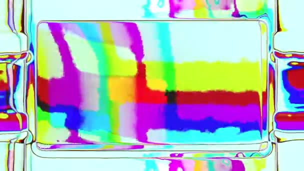 Vhs Defeitos Ruído Artefatos Falhas Uma Fita Velha Glitch Noise — Vídeo de Stock