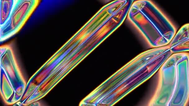 Жидкость Жидкий Металл Меркурий Таяние Золота Оптическая Иллюзия Гипноз Гипноз — стоковое видео