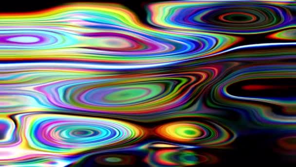 Sıvı Sıvı Metal Cıva Eriyen Altın Optik Yanılsama Hipnotizma Hipnoz — Stok video