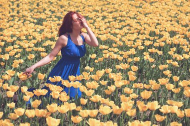 Lale alan kadın rüya