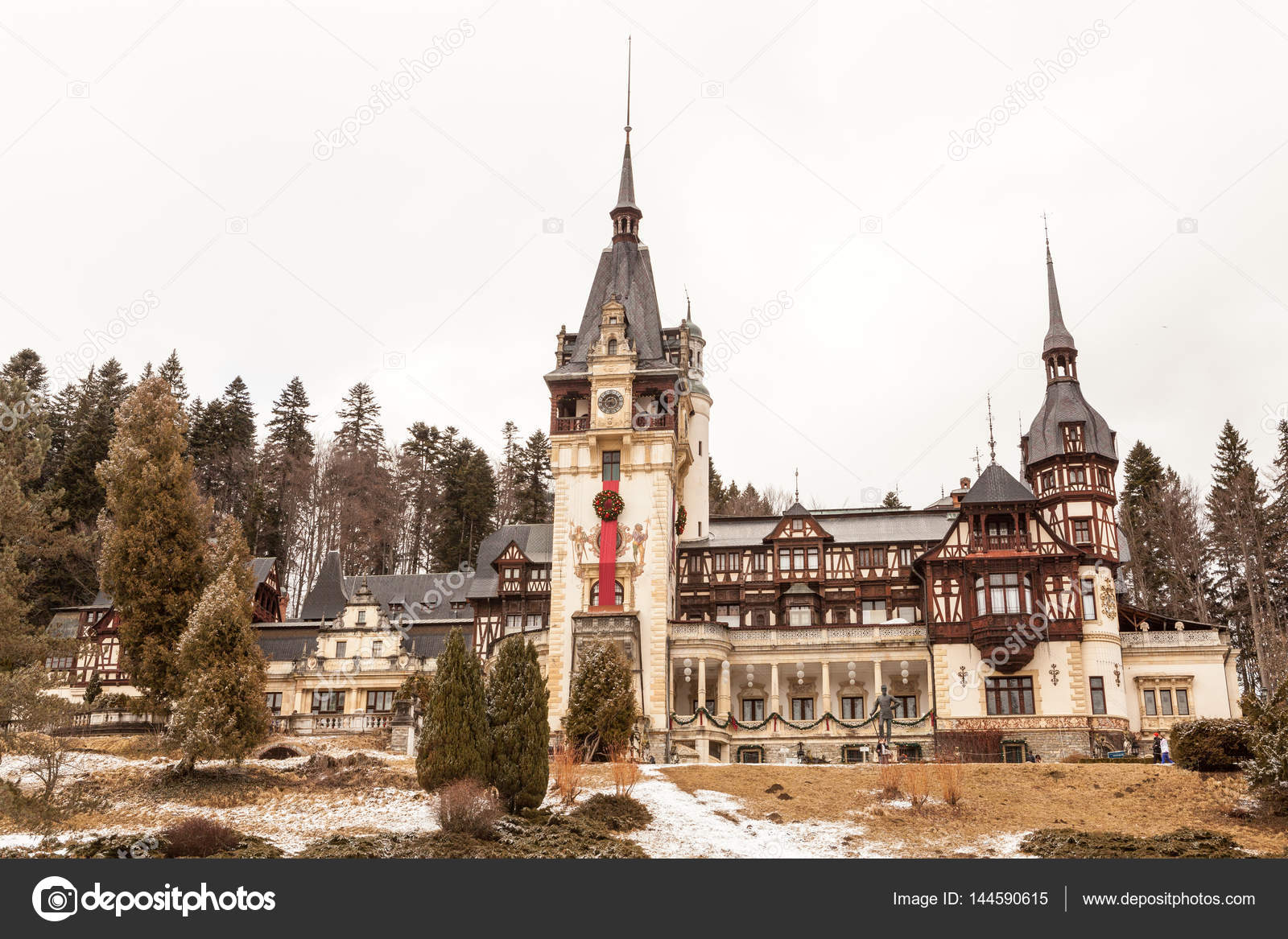 シナイア ルーマニアのペレス城 ストック写真 C Dragoscondreaw シナイア ルーマニアのペレス城 ストック写真 C Dragoscondreaw