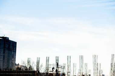 İnşaat işçisi siluet