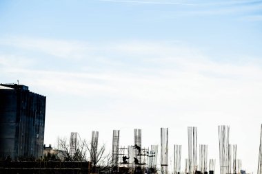 İnşaat işçisi siluet