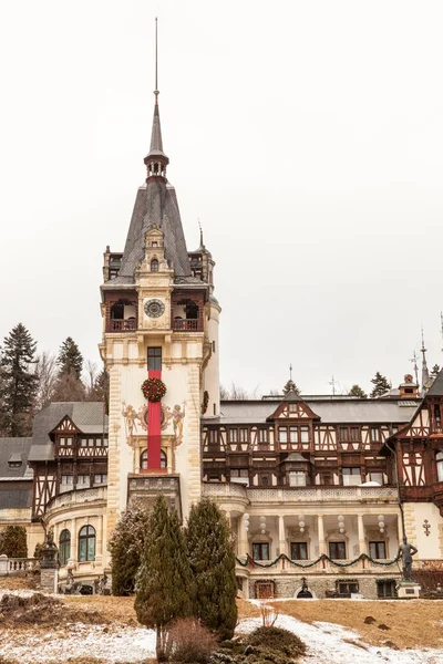 Kasteel Peles in Sinaia, Roemenië — Stockfoto