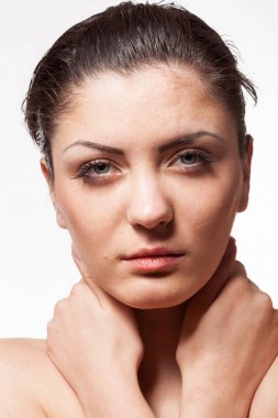Stüdyo fotoğraf güzel model