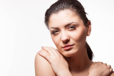 Portre studio fotoğraf çekici modeli
