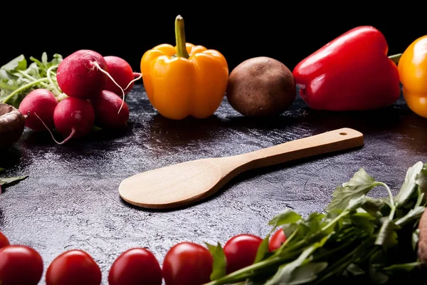 Verduras frescas saludables para la cena —  Fotos de Stock