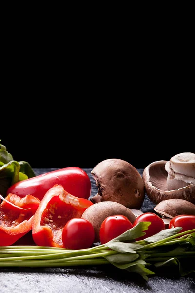 Primer plano de imagen de verduras saludables con espacio de copia —  Fotos de Stock