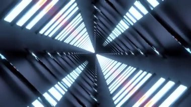Soyut kullanım için 3d animasyon tünel tasarımı