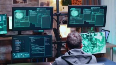 Excited hacker after breaking government server