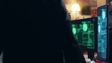 Organized female hacker and her team stealing information