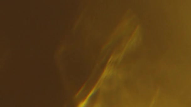 Altın yoğunluğunda organik yakalanan ışık efekti — Stok video