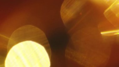 Sıcak doymuş mercek fişekleri bokeh