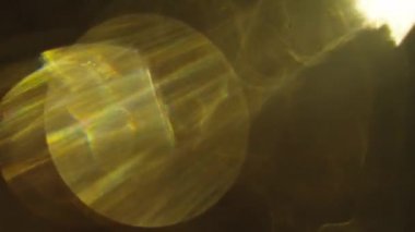 Mercek ve sıcak bokeh.