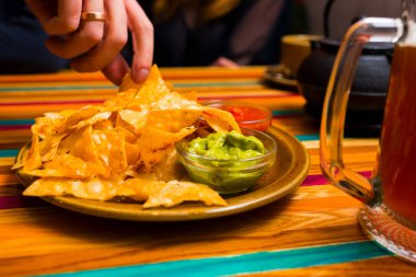 cips cips üzerinden Meksika mutfağı